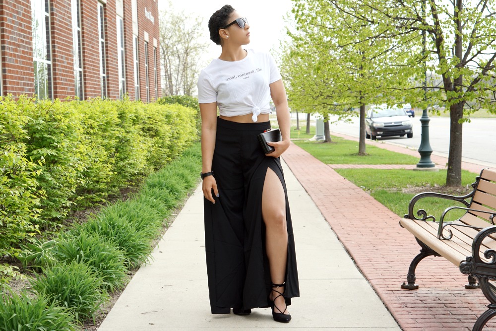 How to Style Split Leg Pants this Summer